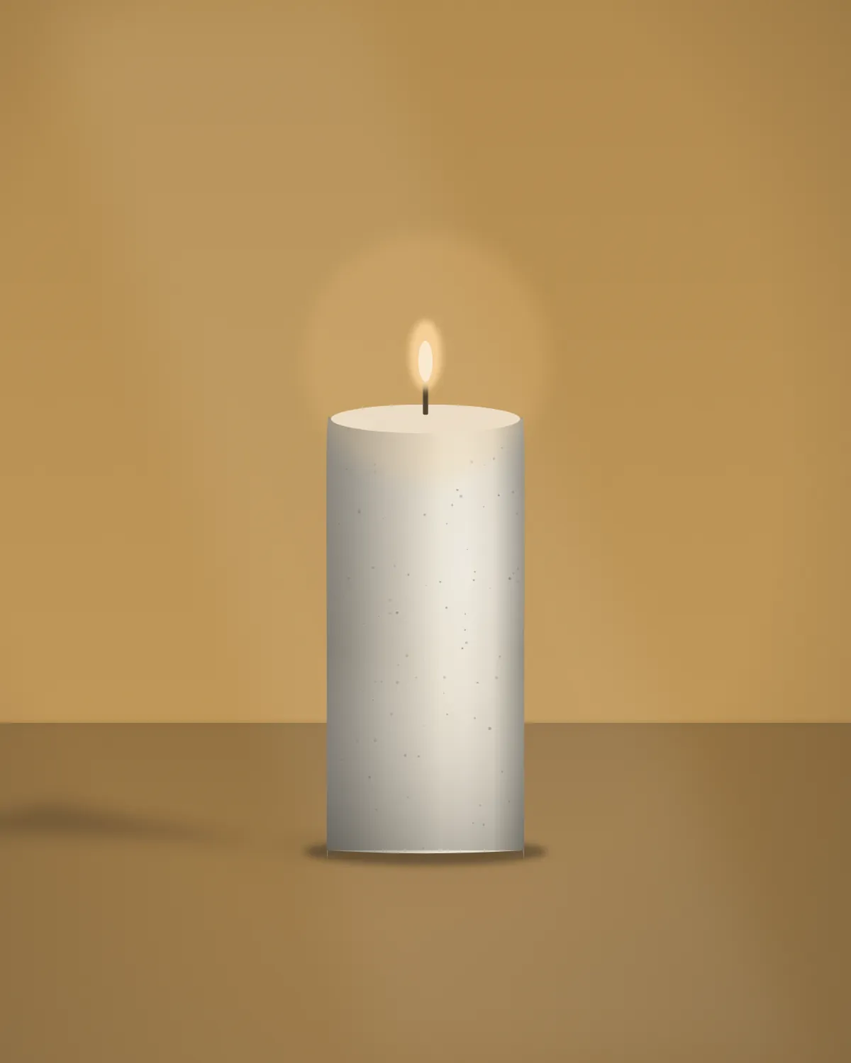 Ember Pillar Candle